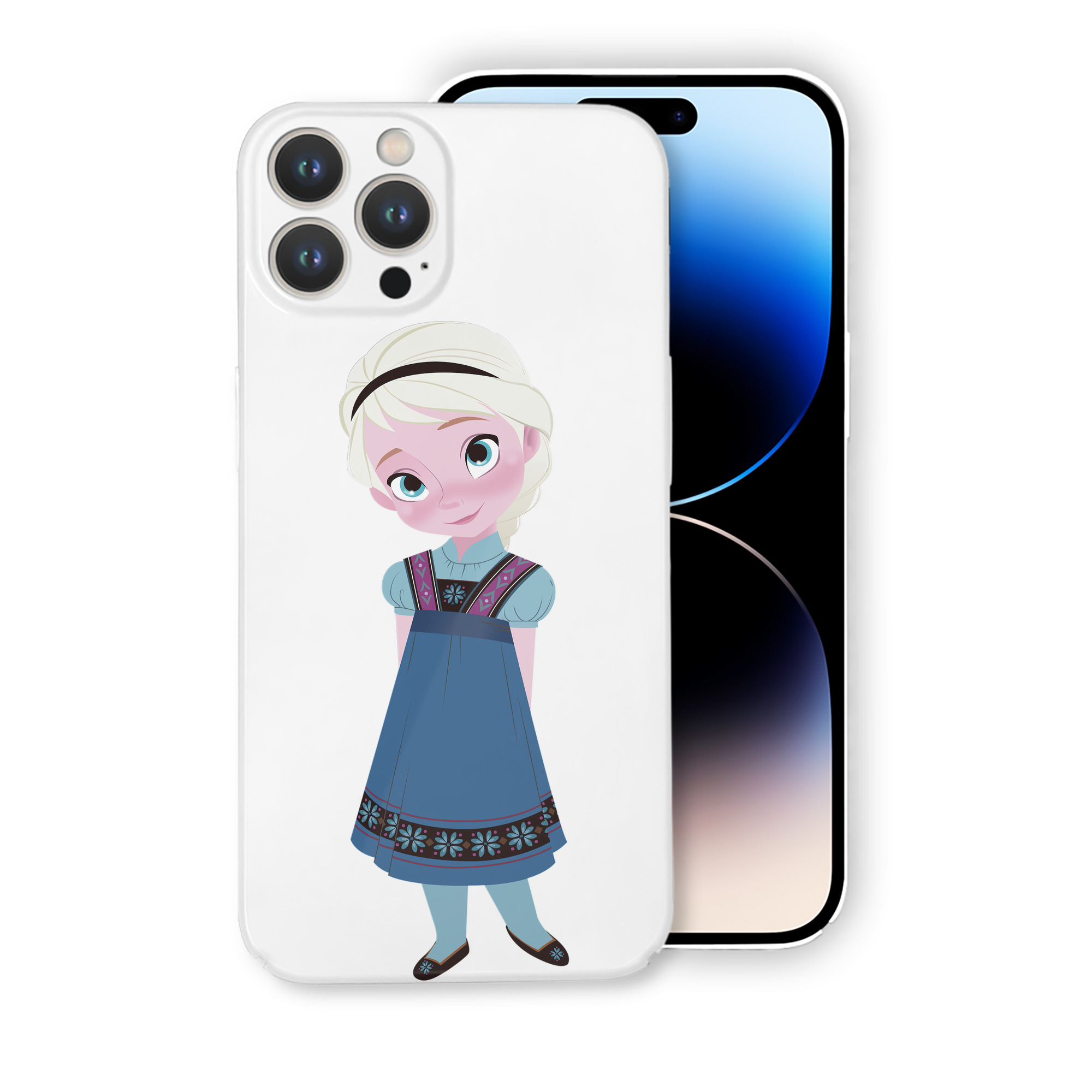 （画像用） アナと雪の女王 アンナ エルサ Frozen Anna Elsa 【iPhone 14シリーズ対応】ハードケース